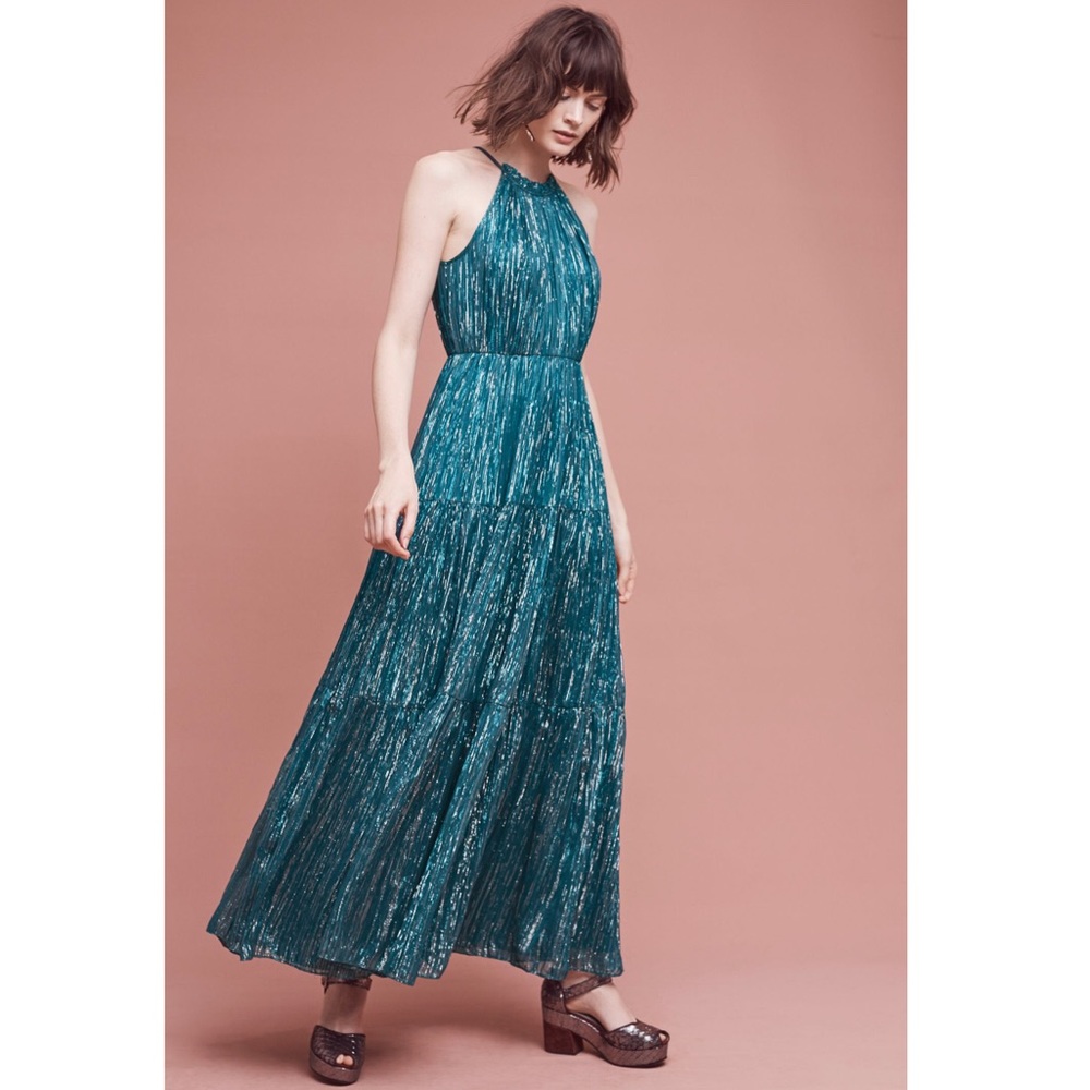 ✨ Ranna Gill Celestial Halter Maxi Dress ✨